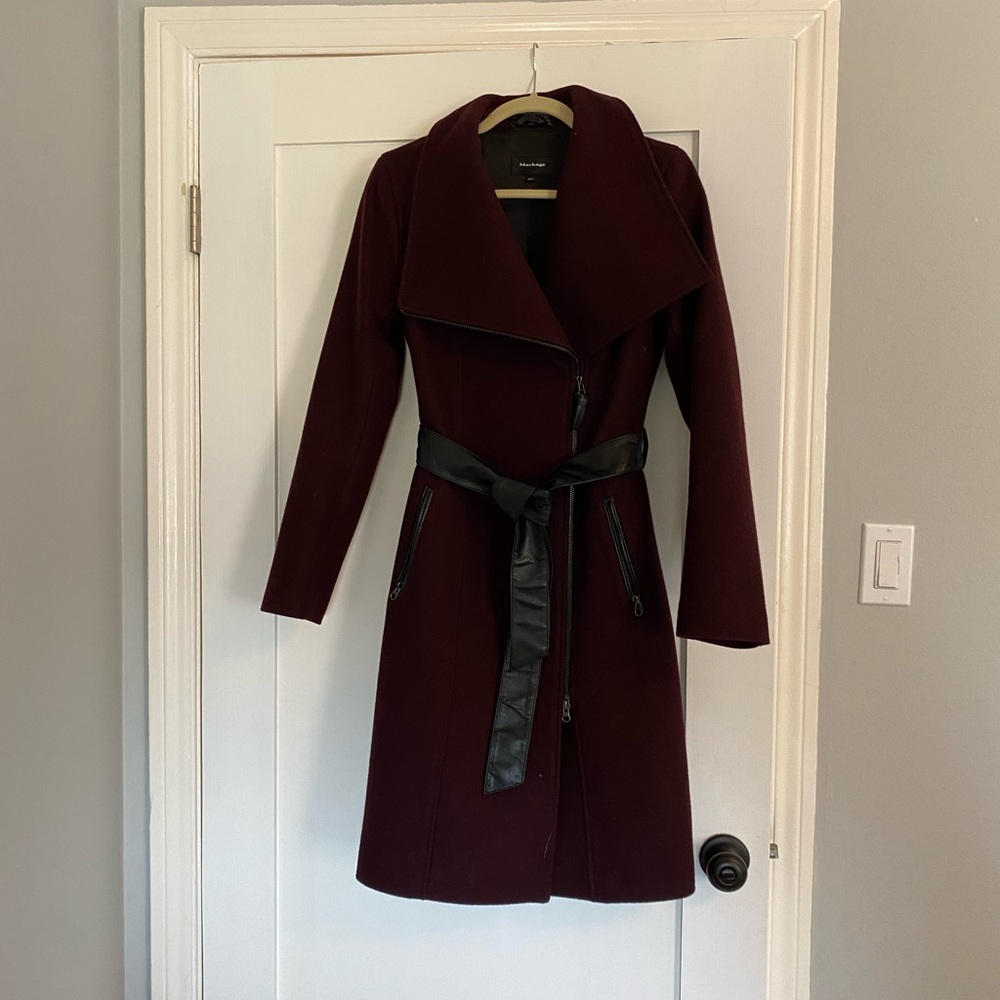 xs Mackage Nori wine colored coat - Excellent condition